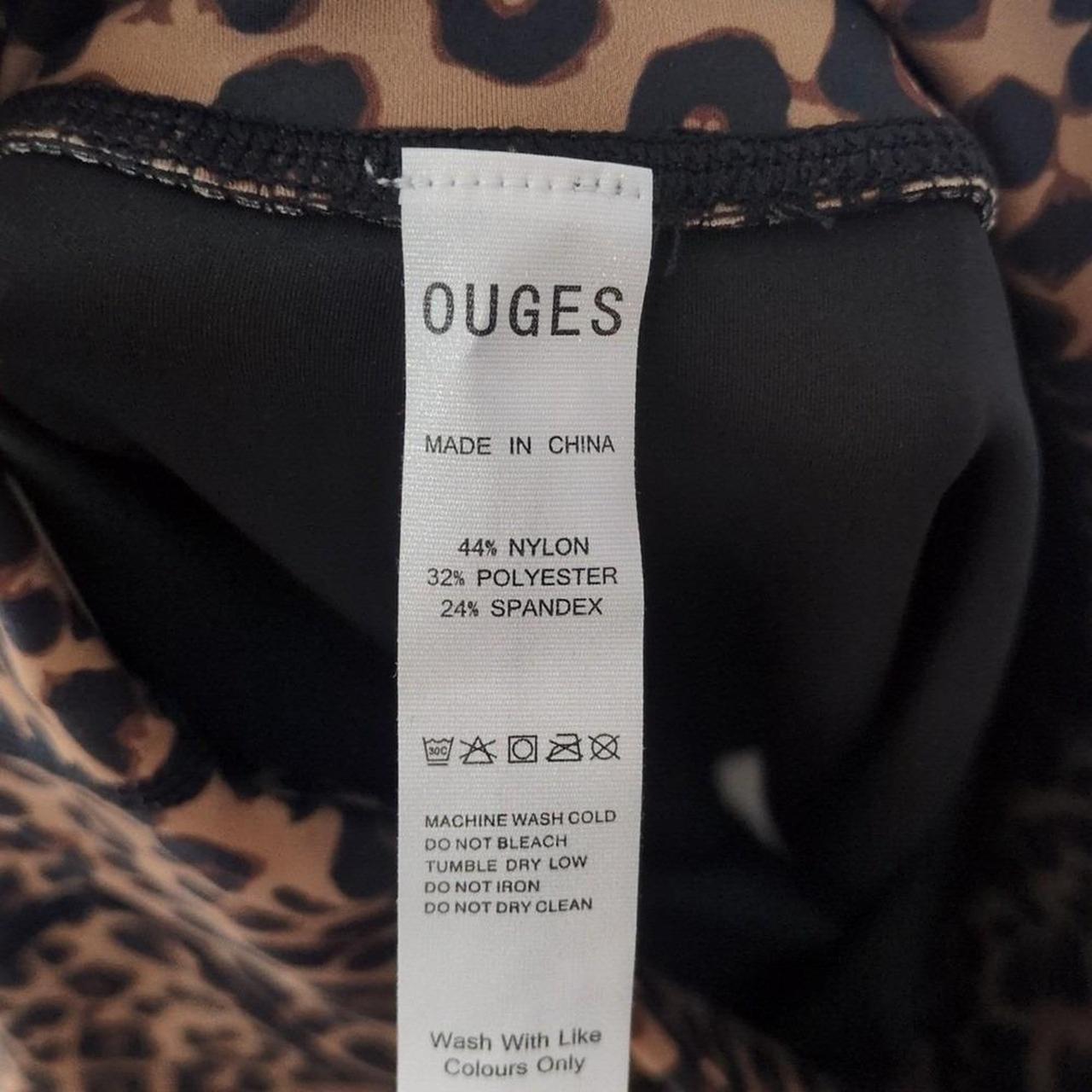 Women's Leggings - Brown/Black - L – OUGES Womens… - image 4