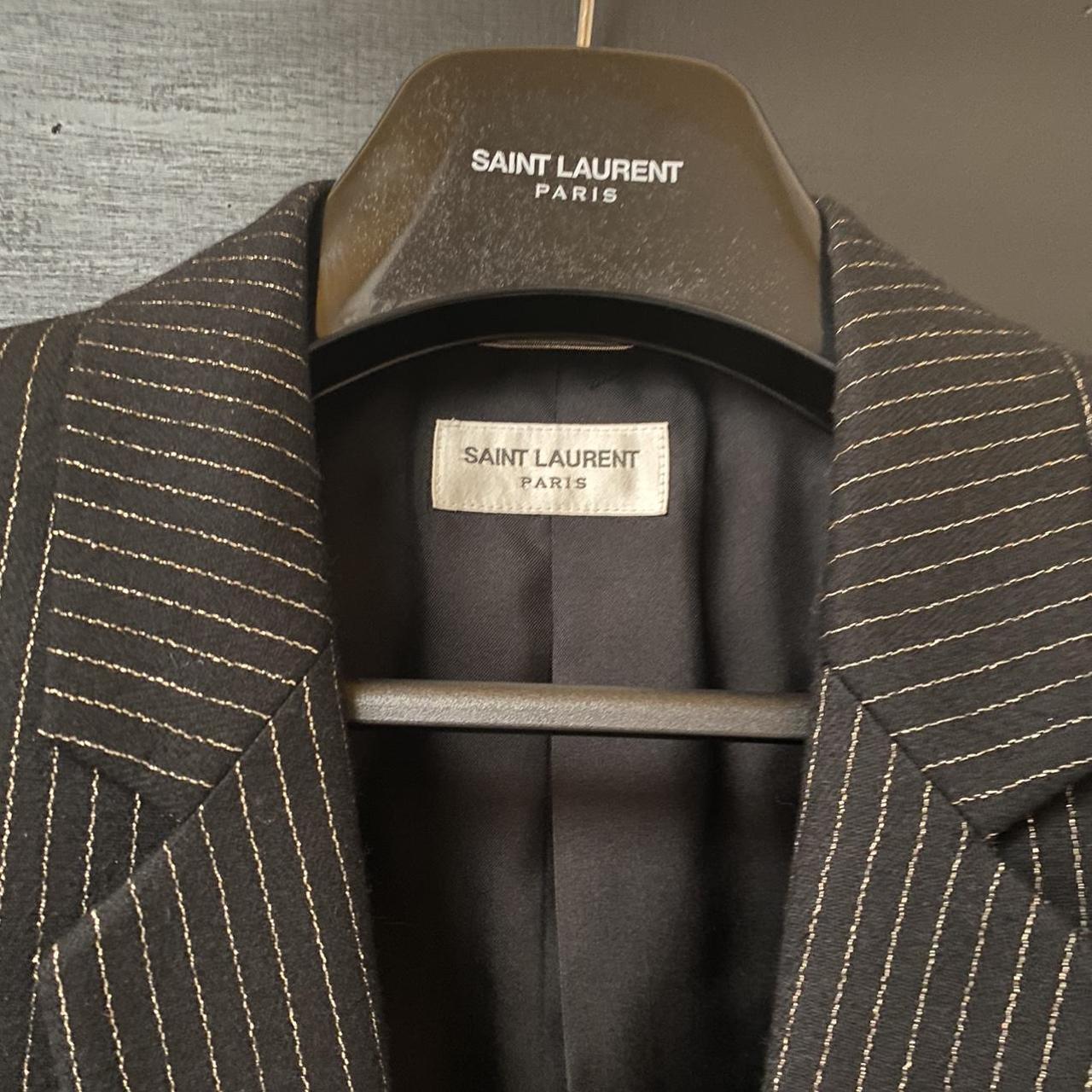 Mens Saint Laurent Wool Cashmere blend suit jacket... - Depop