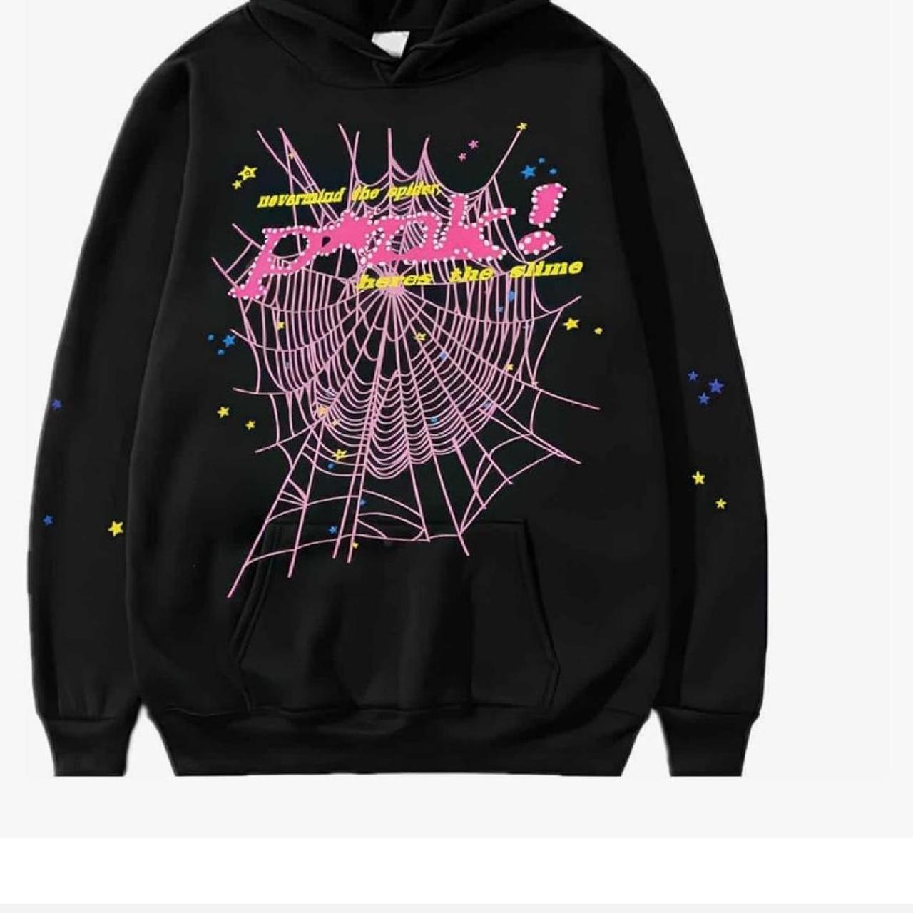 Unisex Hoodie Y2k Cobweb Spider hellstar Hoodie | Depop
