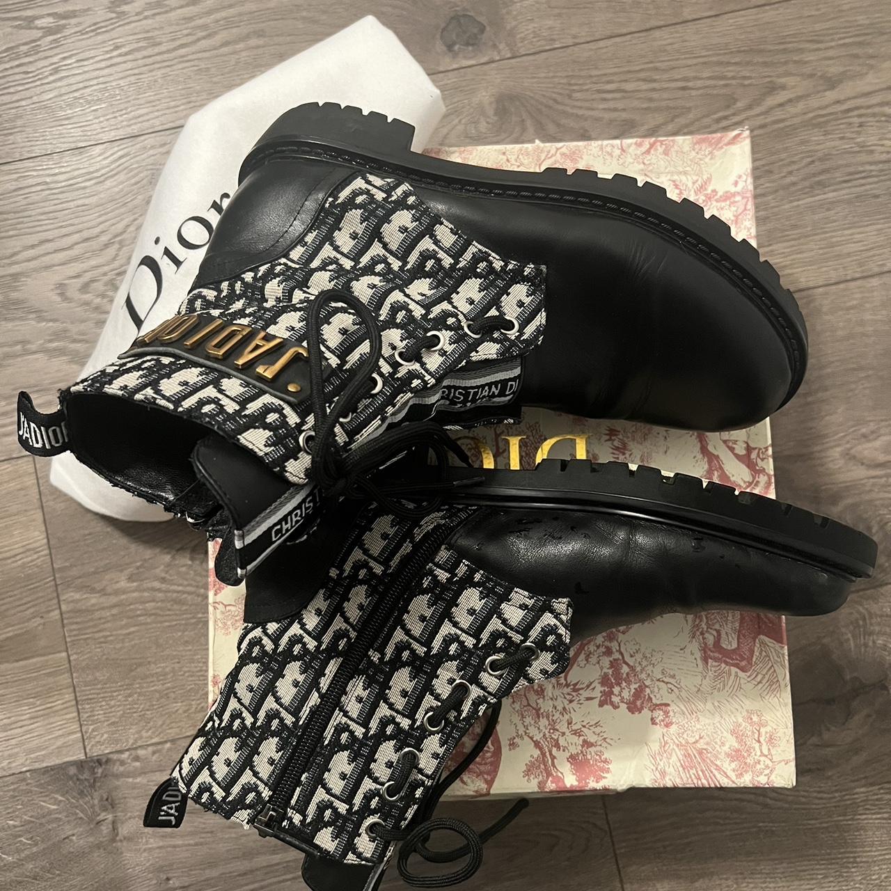 Dior boots Christian Dior boots comes with a box Depop