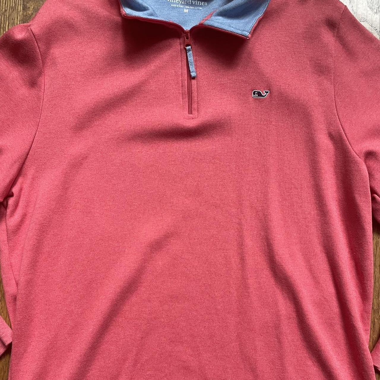 Vineyard Vines Mens red pullover size medium outlet 100% Pima cotton