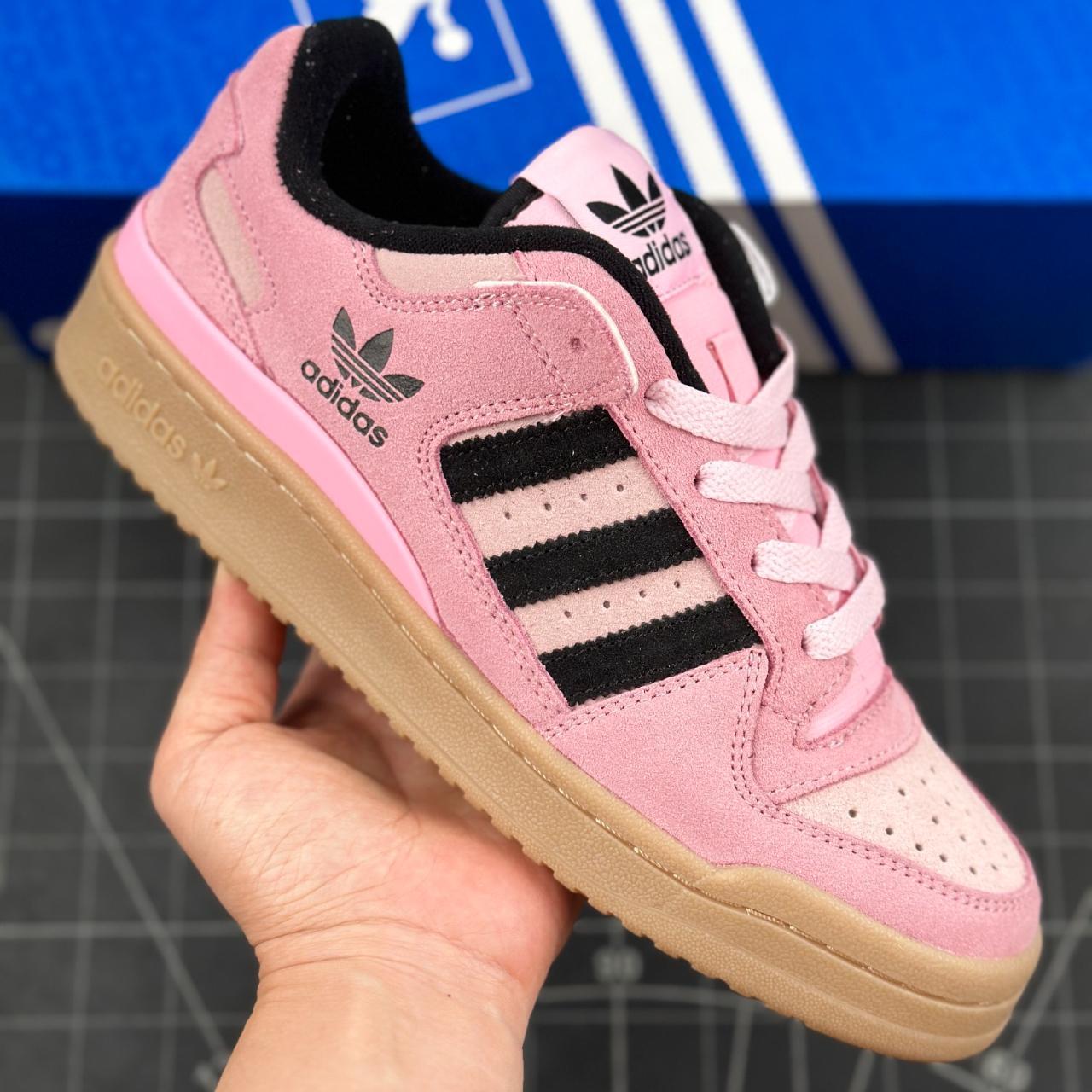 BUY Adidas Forum Low CL WMNS Cloud White / Active Green
