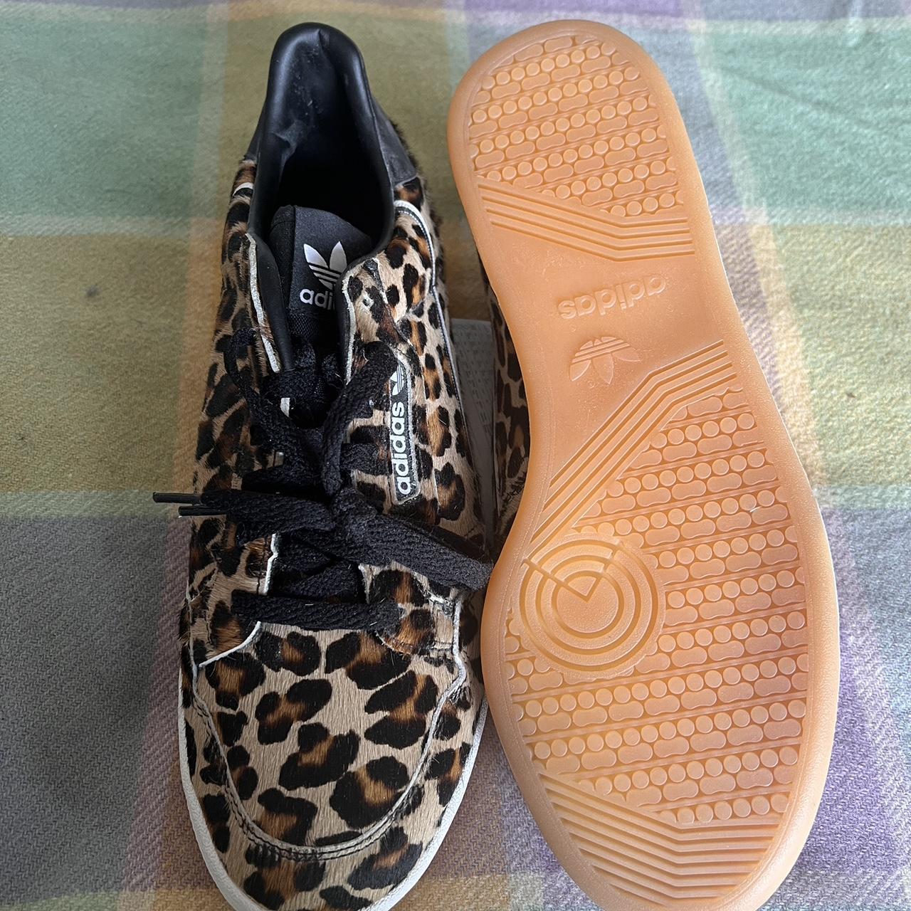 Adidas continental 80 leopard print best sale