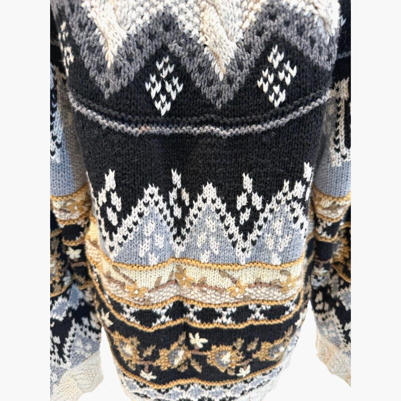 Source Unknown Women's Sweater - Multi/Cream - M … - image 4