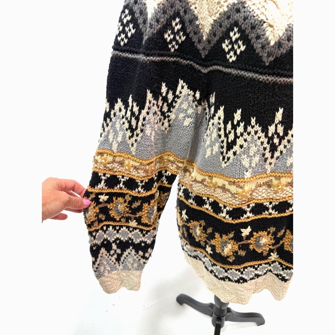 Source Unknown Women's Sweater - Multi/Cream - M … - image 5