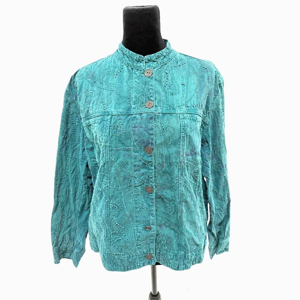 Source Unknown Women's Lightweight Jacket - Green… - image 1