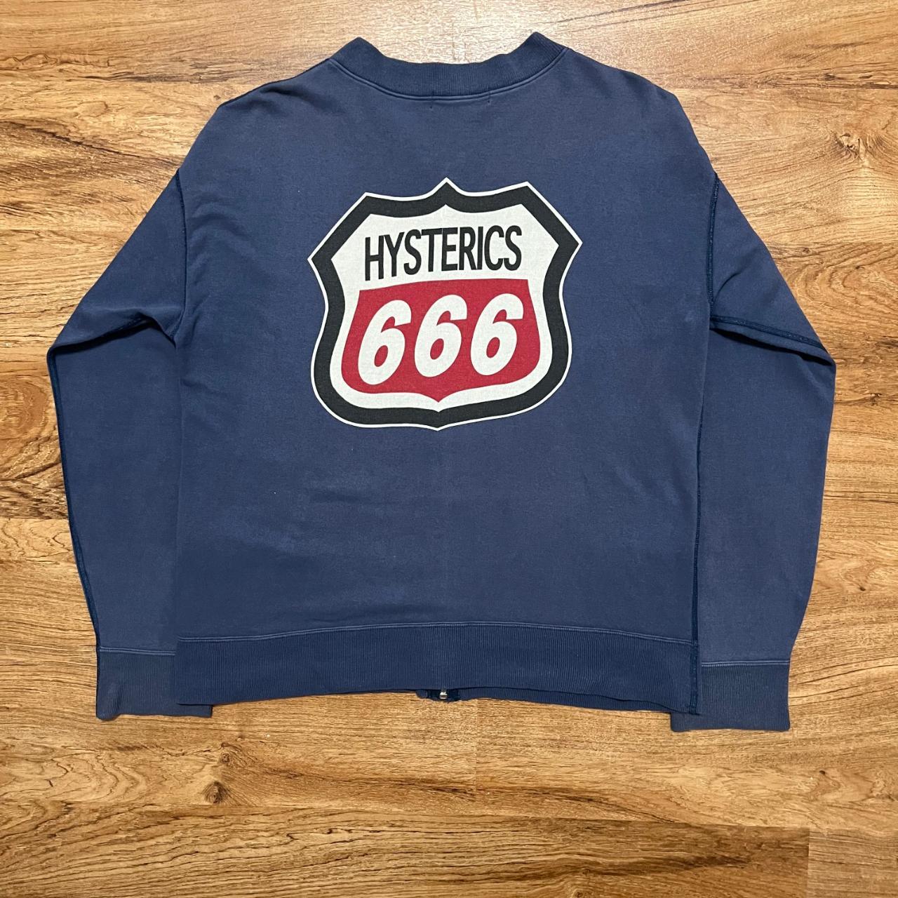 Hysteric Glamour “HYSTERICS 666” Graphic Zip-Up | Depop