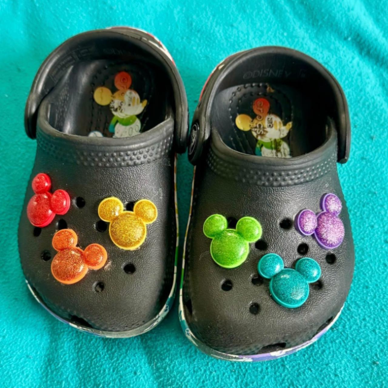 NEW Crocs Mickey Mouse Disney Rainbow Celebration on sale