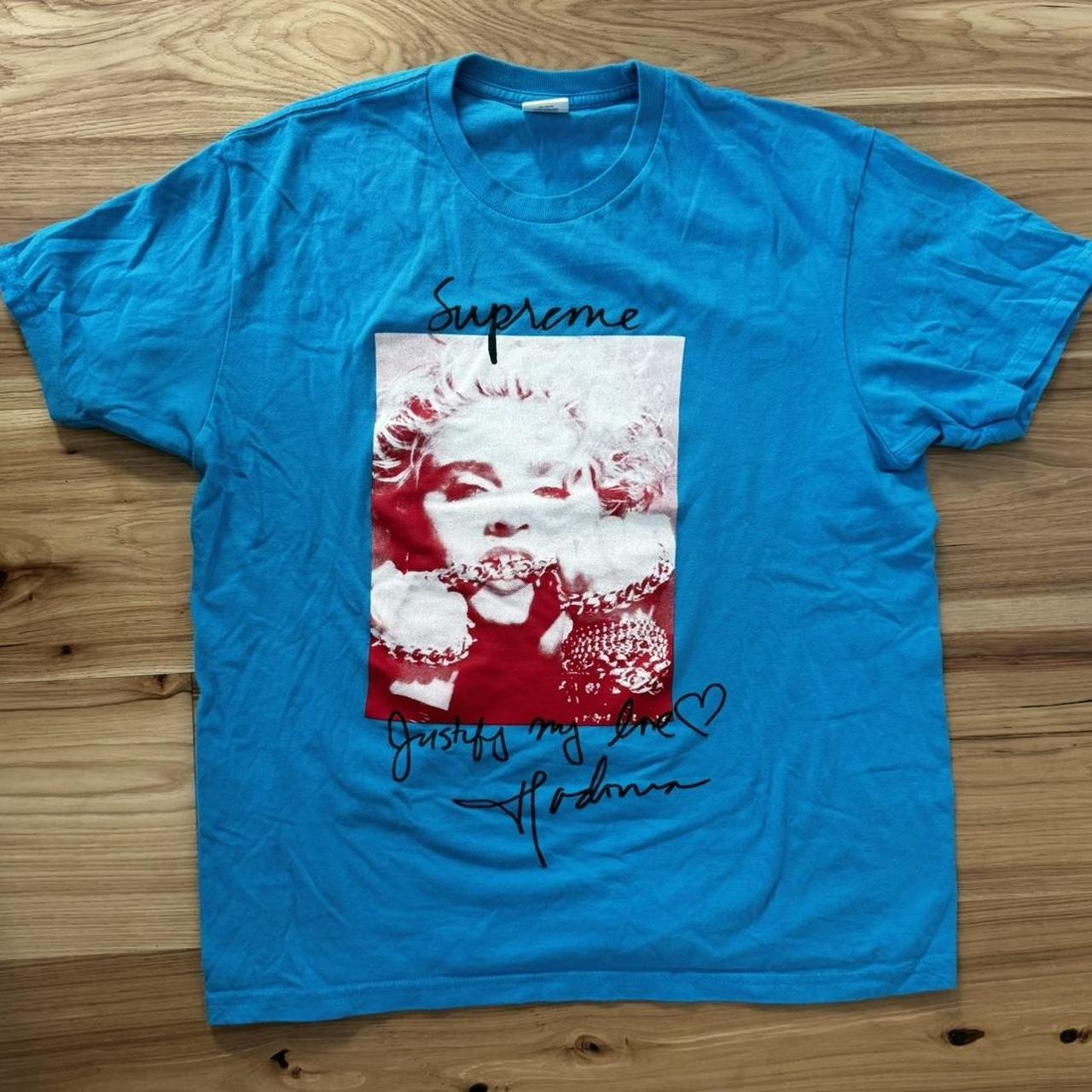 Supreme Madonna t-shirt. Men's size M. #supreme... - Depop