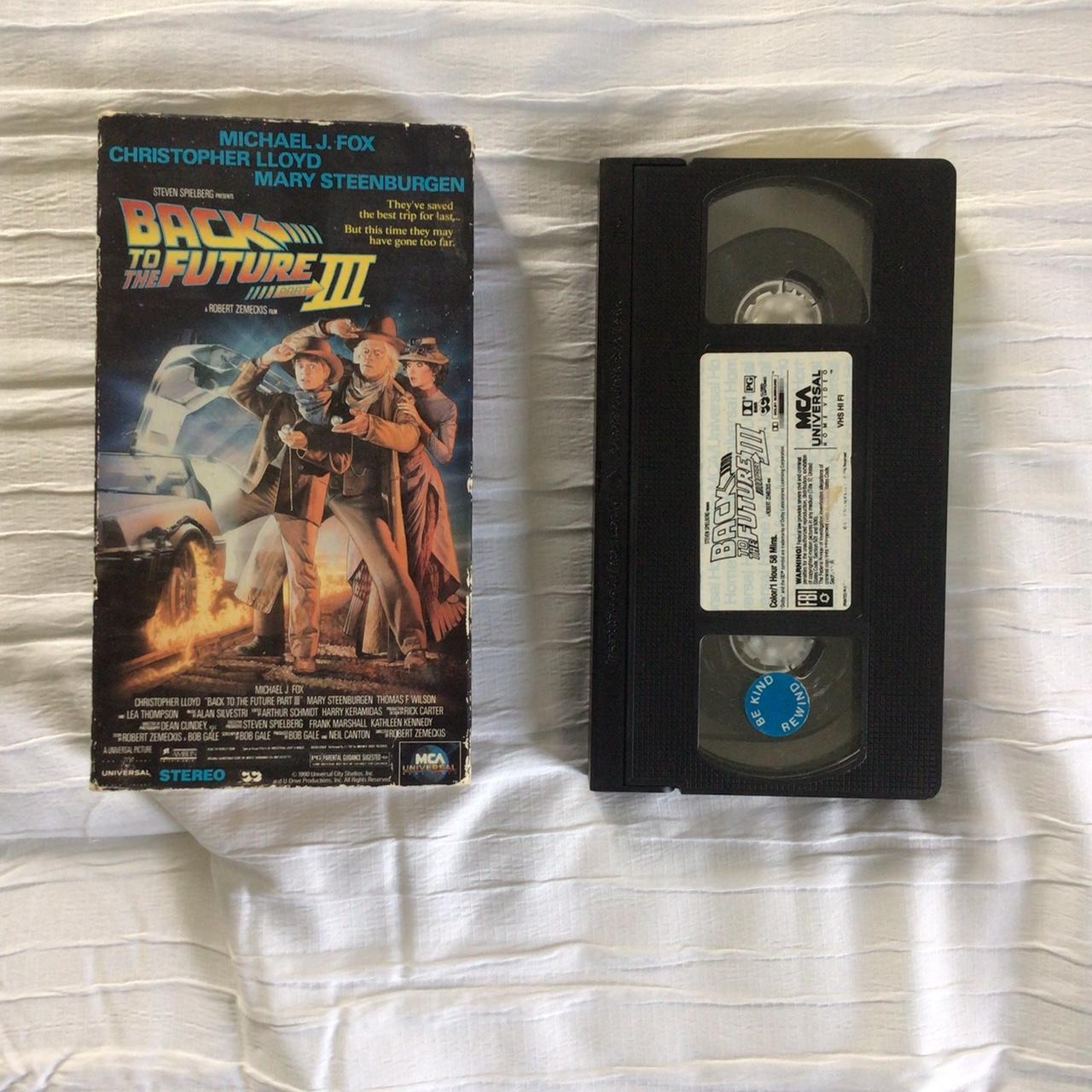 バック・トゥ・ザ・フューチャー 芳しく III VHS