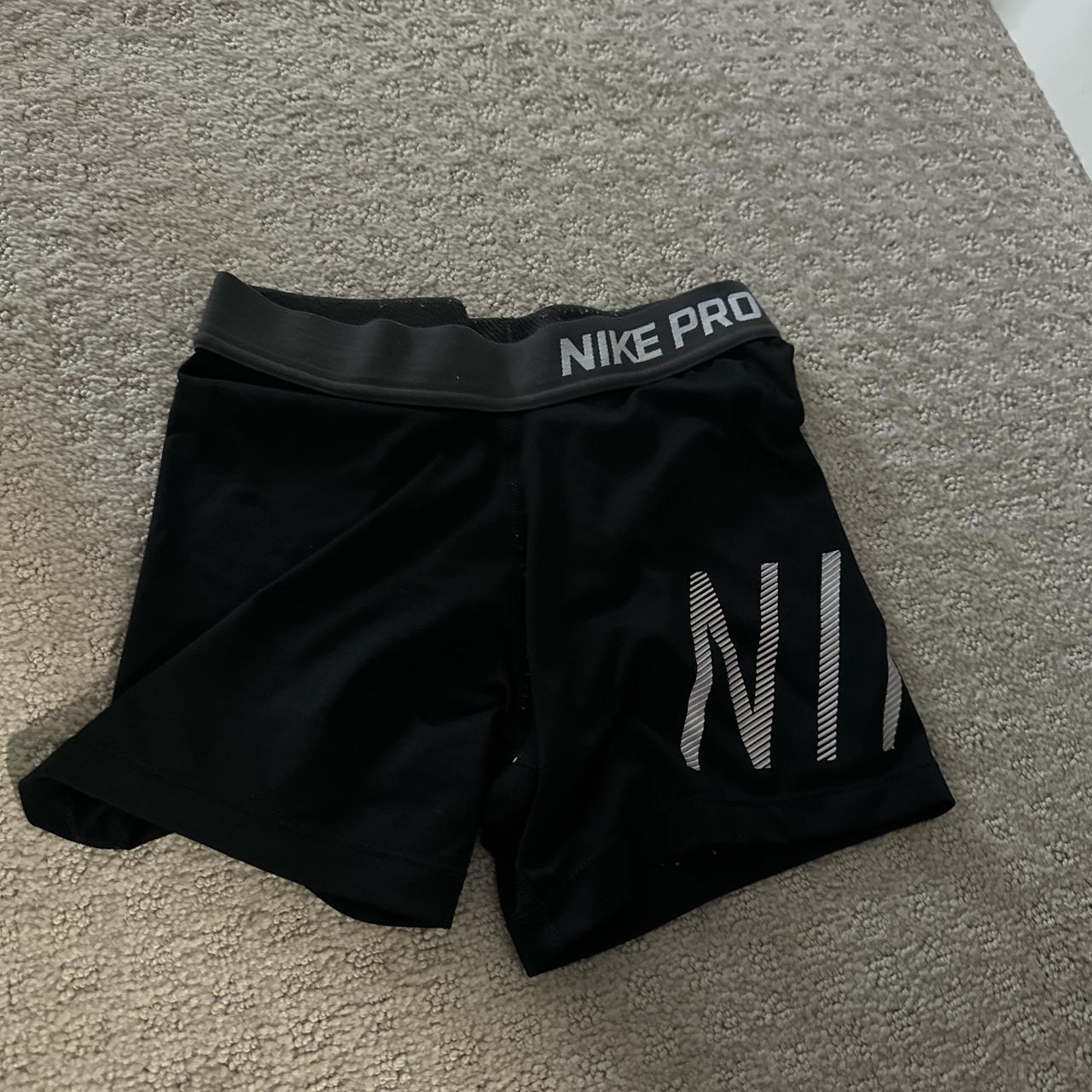 womens black nike spandex
