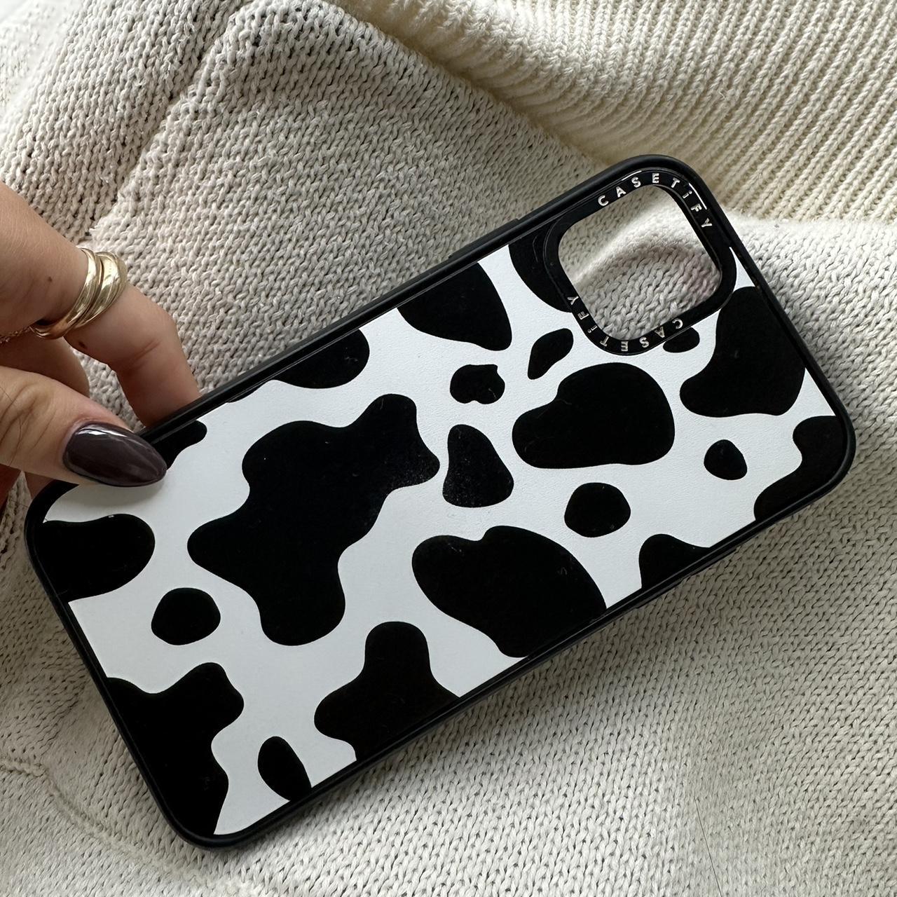 Casetify Cow Print iPhone 11 Pro Max case 🐄🖤. Black... - Depop