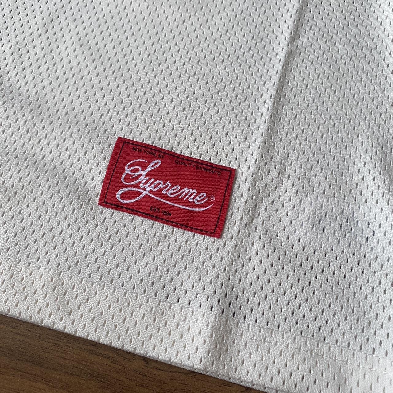 SUPREME Spiderweb Football Jersey SS24 | White |Mens | Depop