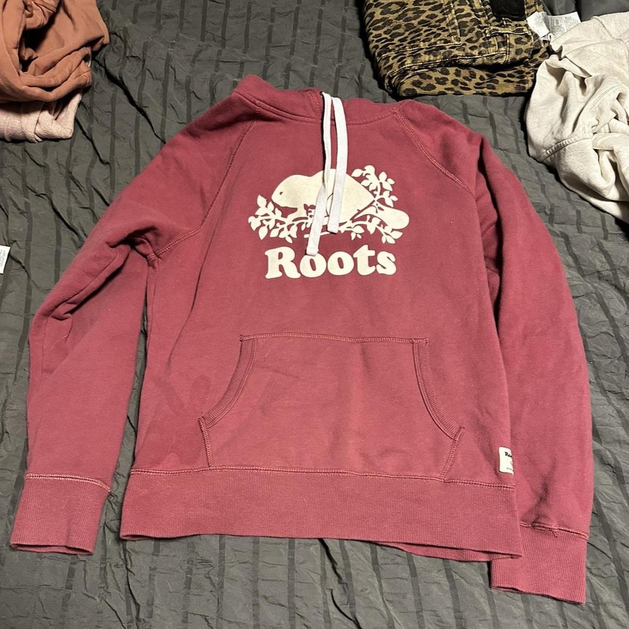 Pink roots hoodie hotsell