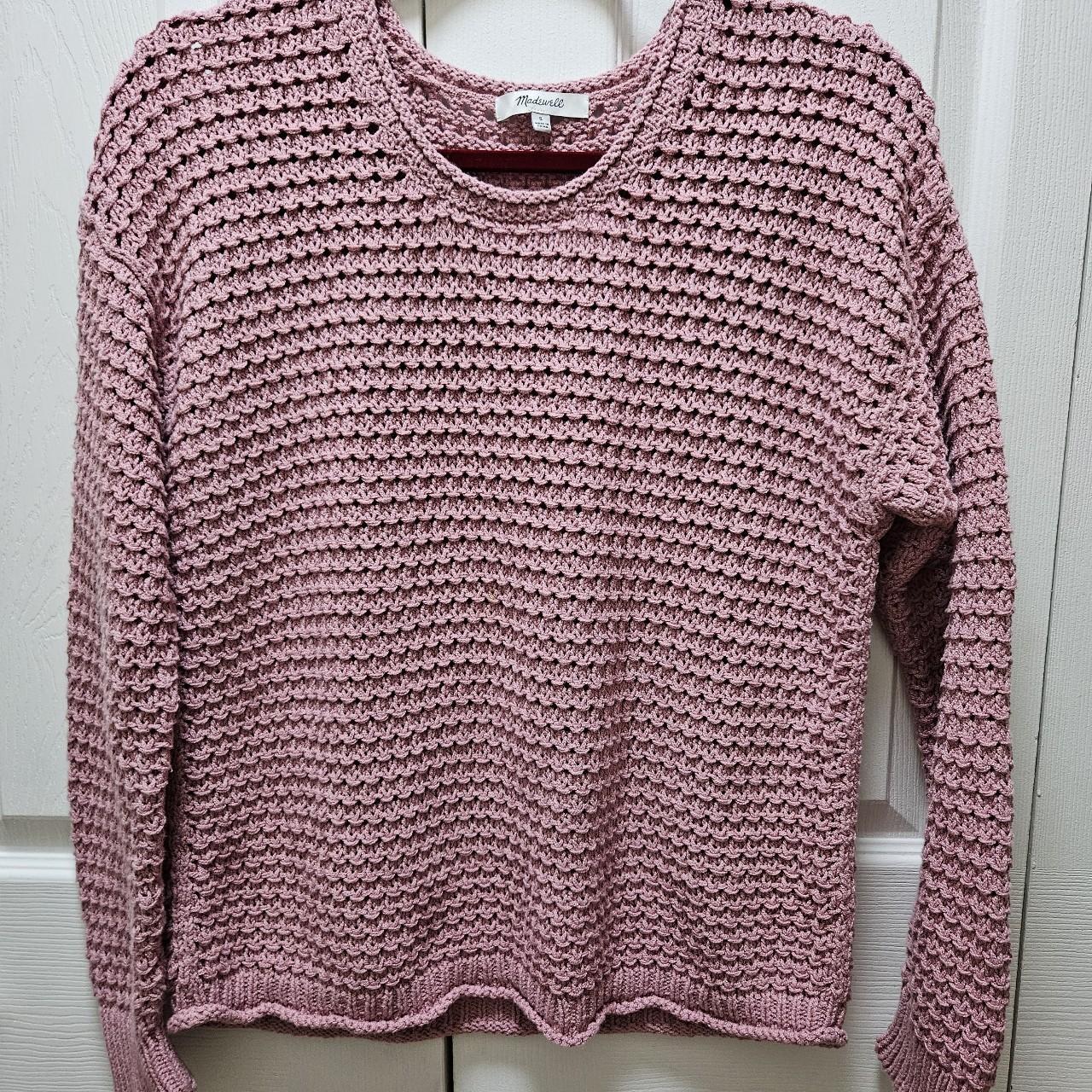 Ribbed Cotton Blend Sweater Madewell Austen Sweater Madewell