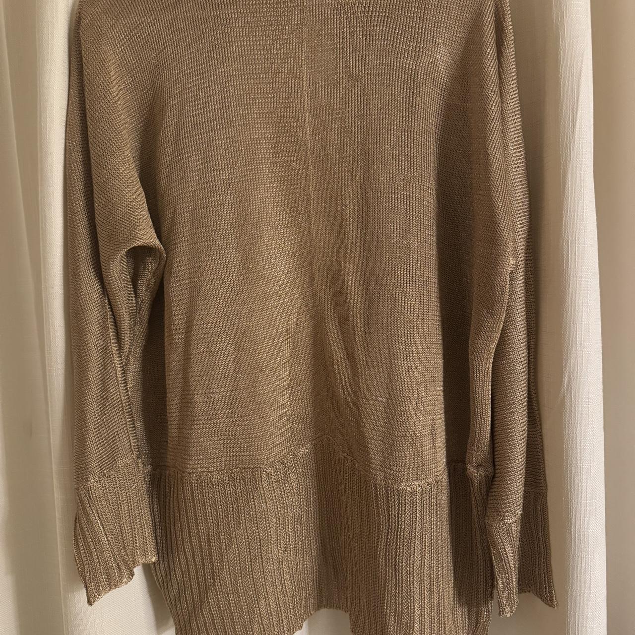 Cache Women's Cardigan - Gold/Tan - M – Cache gol… - image 4