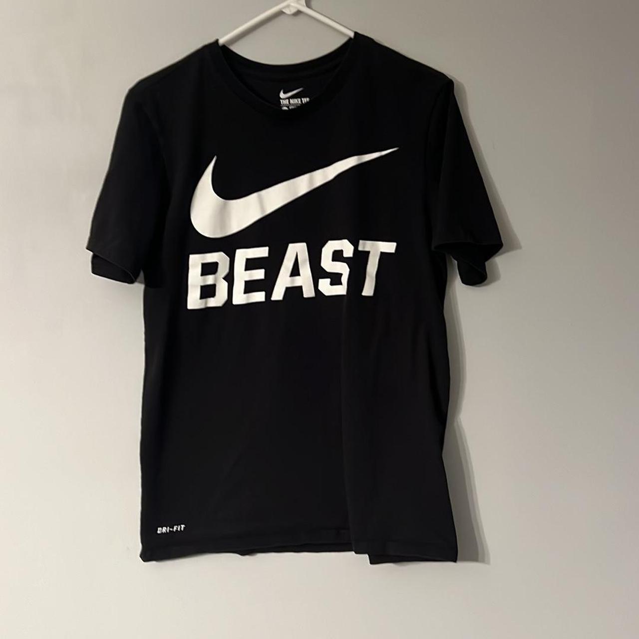 Nike BEAST t shirt. Men s medium. A few minor. Depop