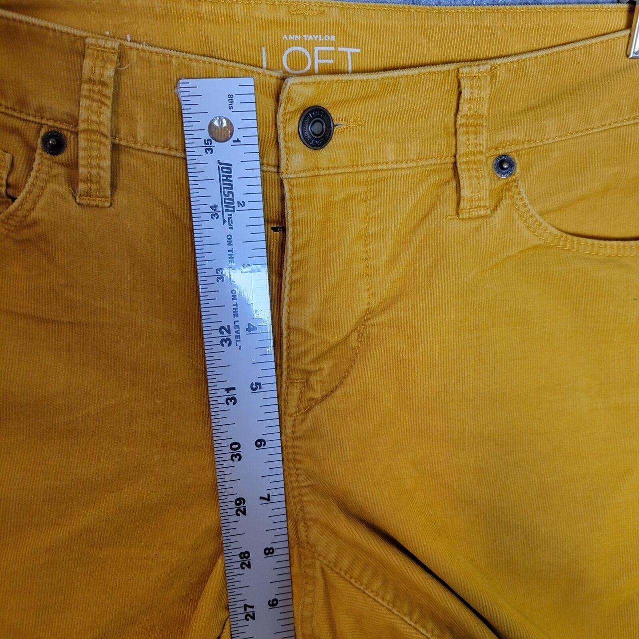 Loft yellow jeans fashion