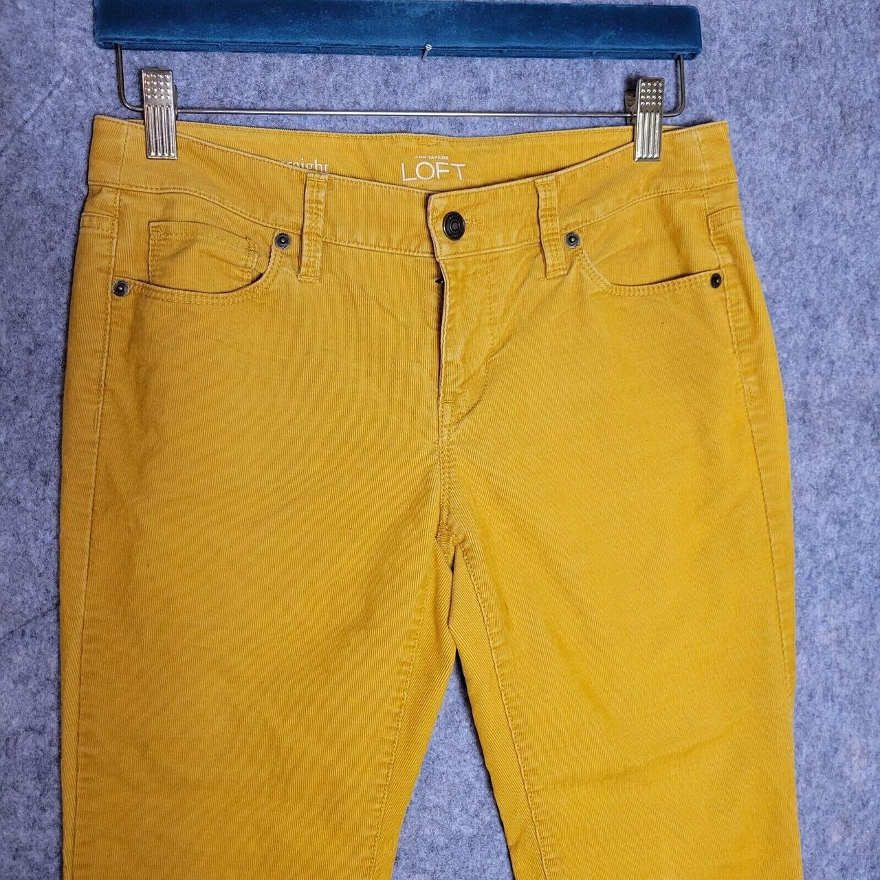 Loft yellow jeans fashion