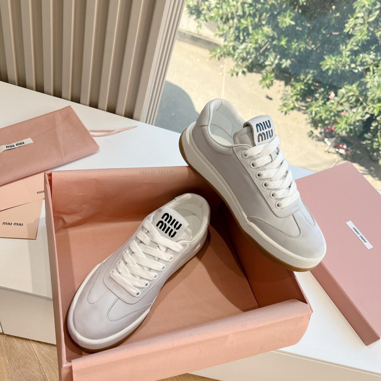 miumiu lace-up platform shoes casual height-up | Depop