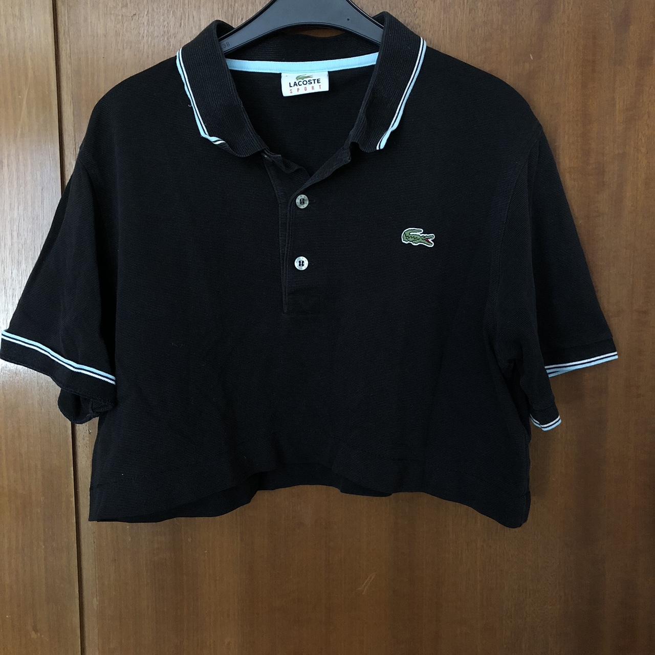 Lacoste black and white polo shirt, lovely