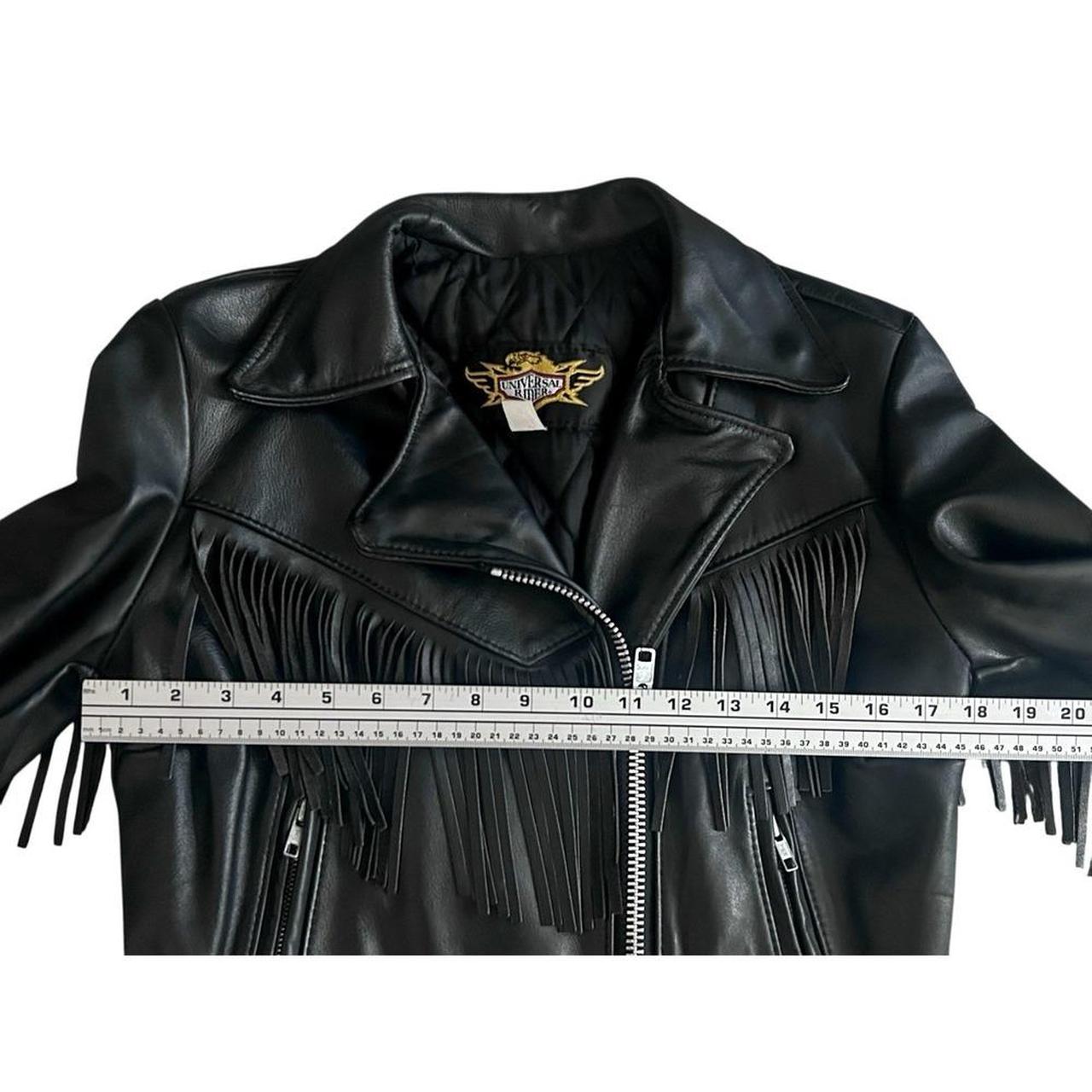 Women's Leather Jacket - Black - 10 – Vintage Uni… - image 6