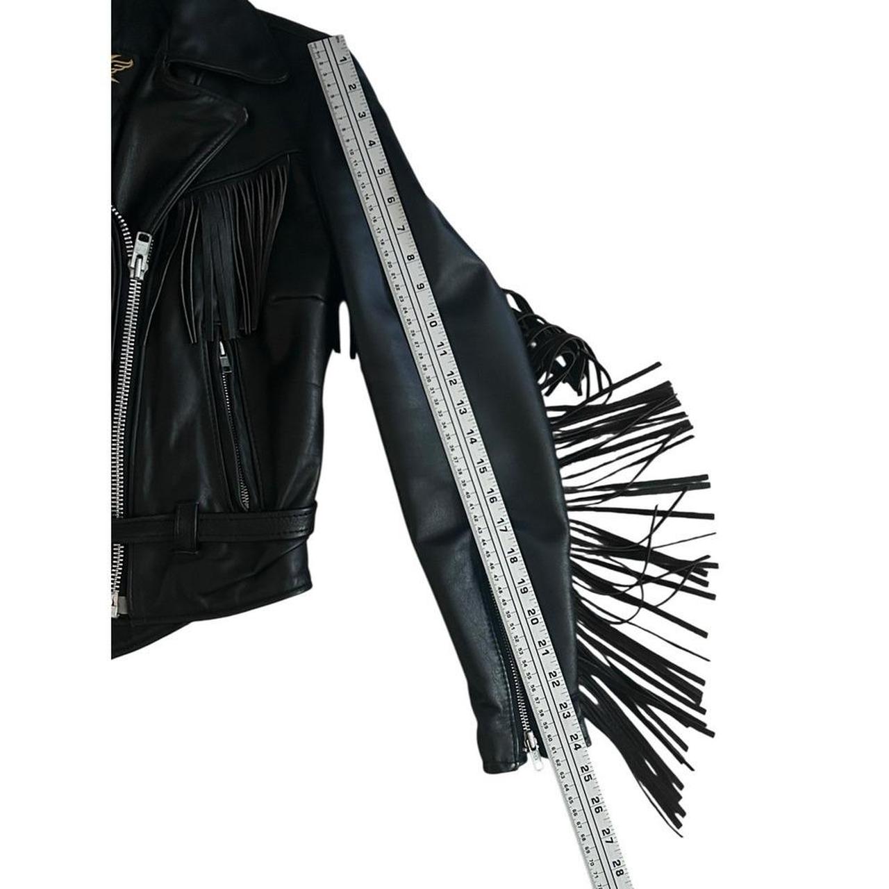 Women's Leather Jacket - Black - 10 – Vintage Uni… - image 5