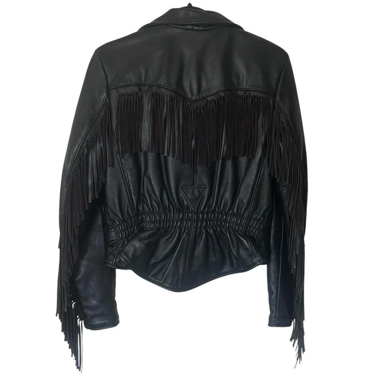 Women's Leather Jacket - Black - 10 – Vintage Uni… - image 2