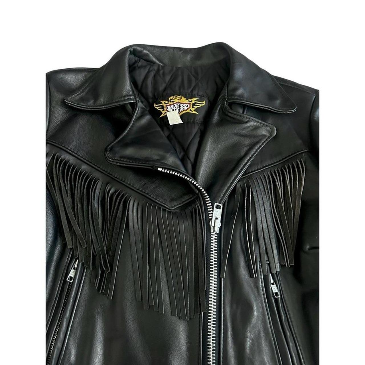 Women's Leather Jacket - Black - 10 – Vintage Uni… - image 7