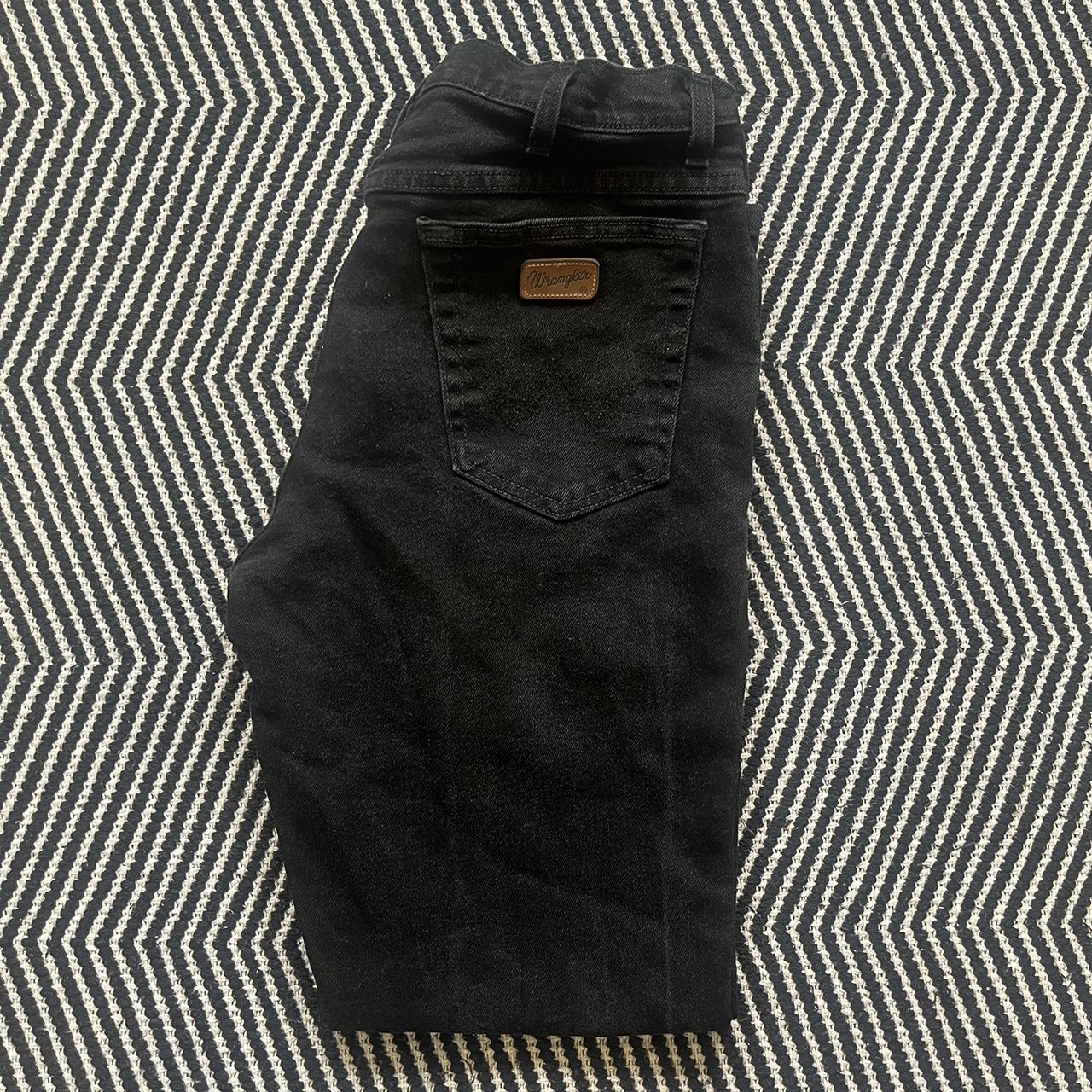 mens wrangler black jeans