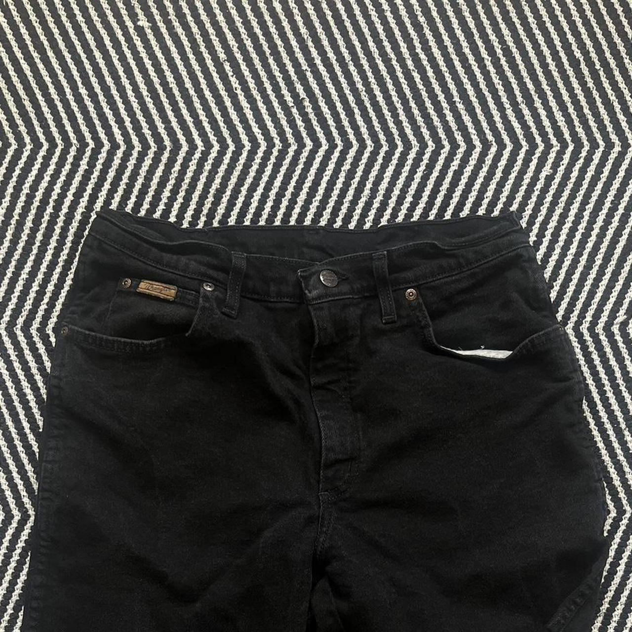 mens wrangler black jeans