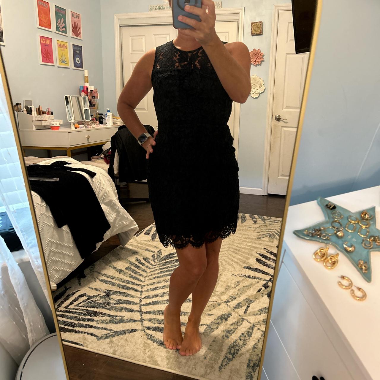 Store banana republic dress black 4 lace