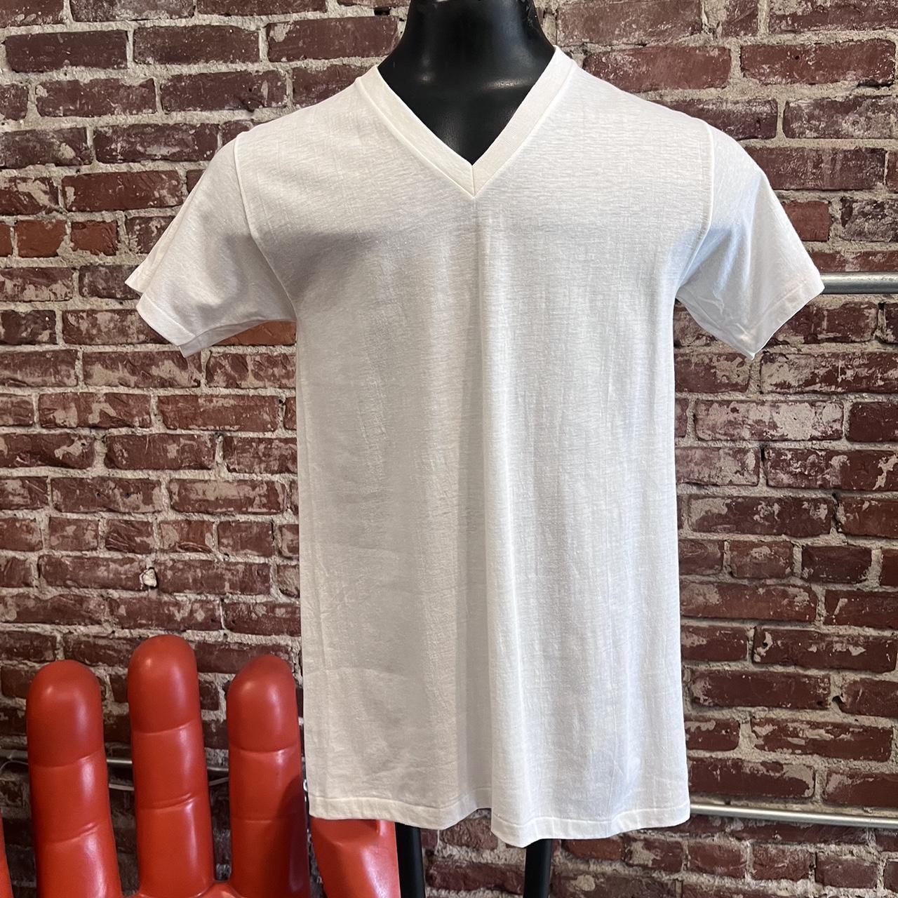 jockey white v neck t shirt