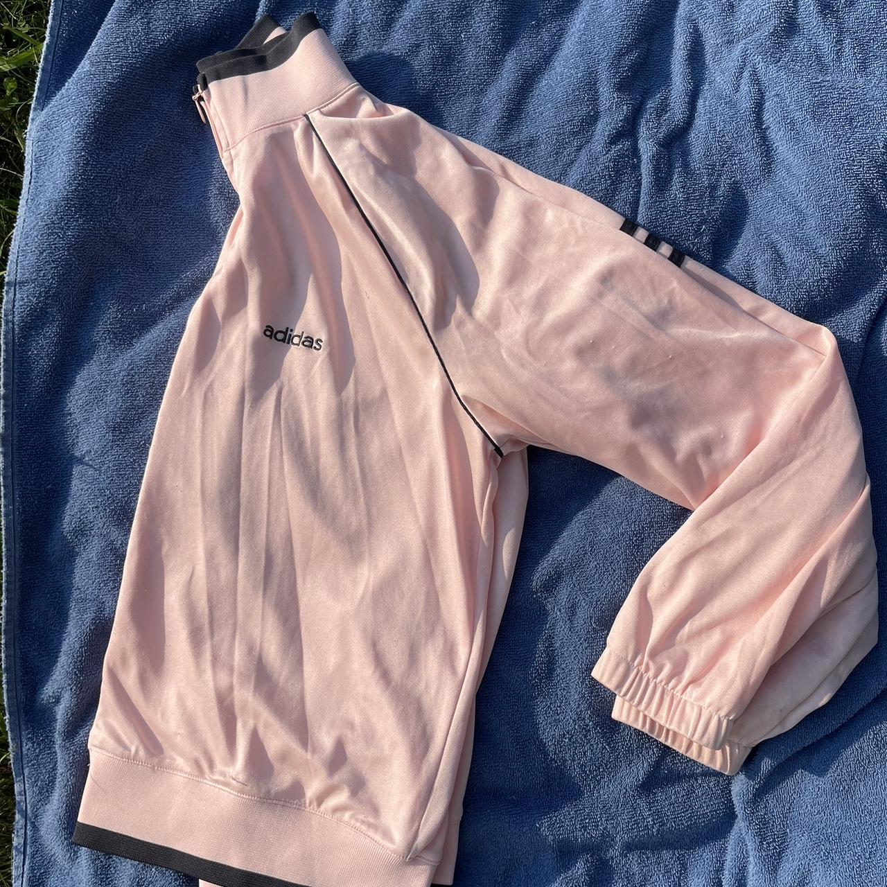 Vintage baby pink Adidas jumper sweatshirt Size