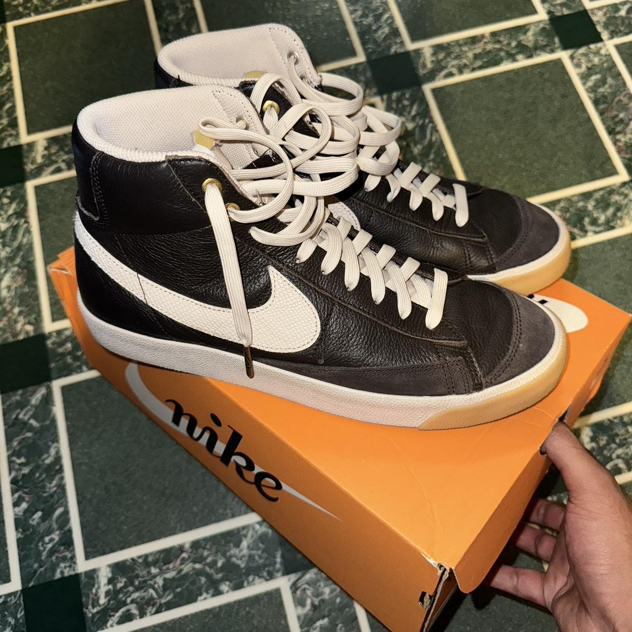 tan nike blazer womens