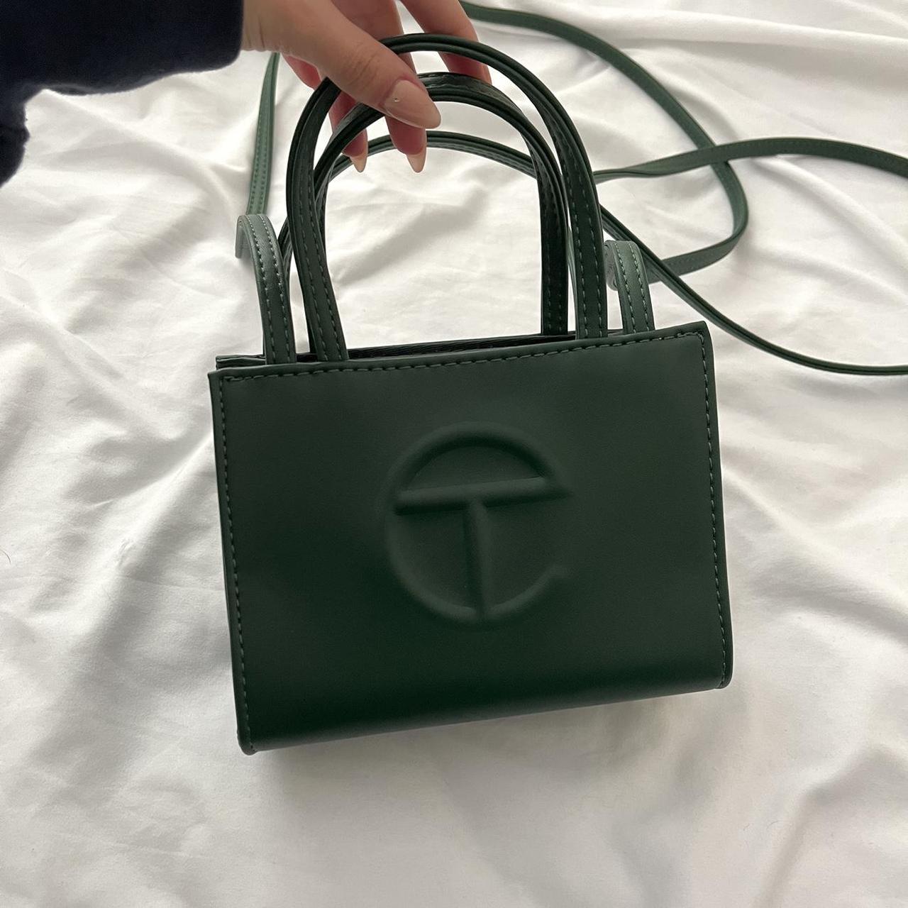 Telfar Women's Green Bag Depop