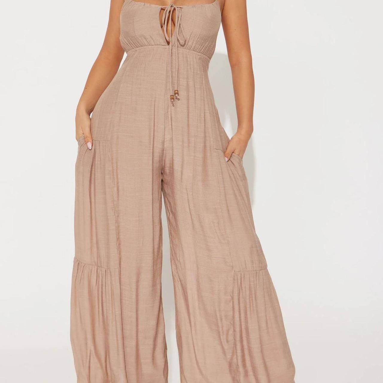 Fashion nova gauze jumpsuit in Could