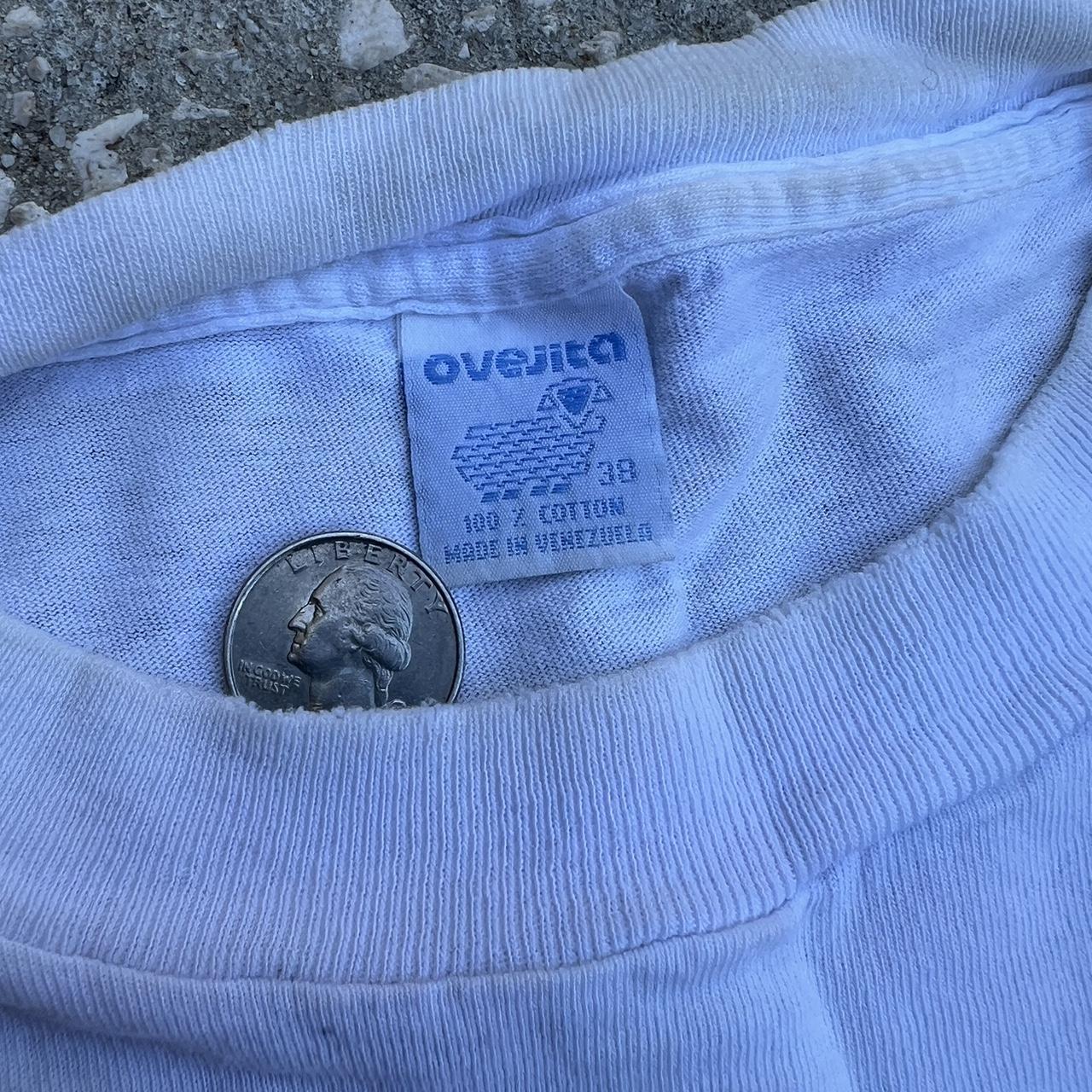 Vintage Single Stitch Fish Shirt. Some staining on... Depop