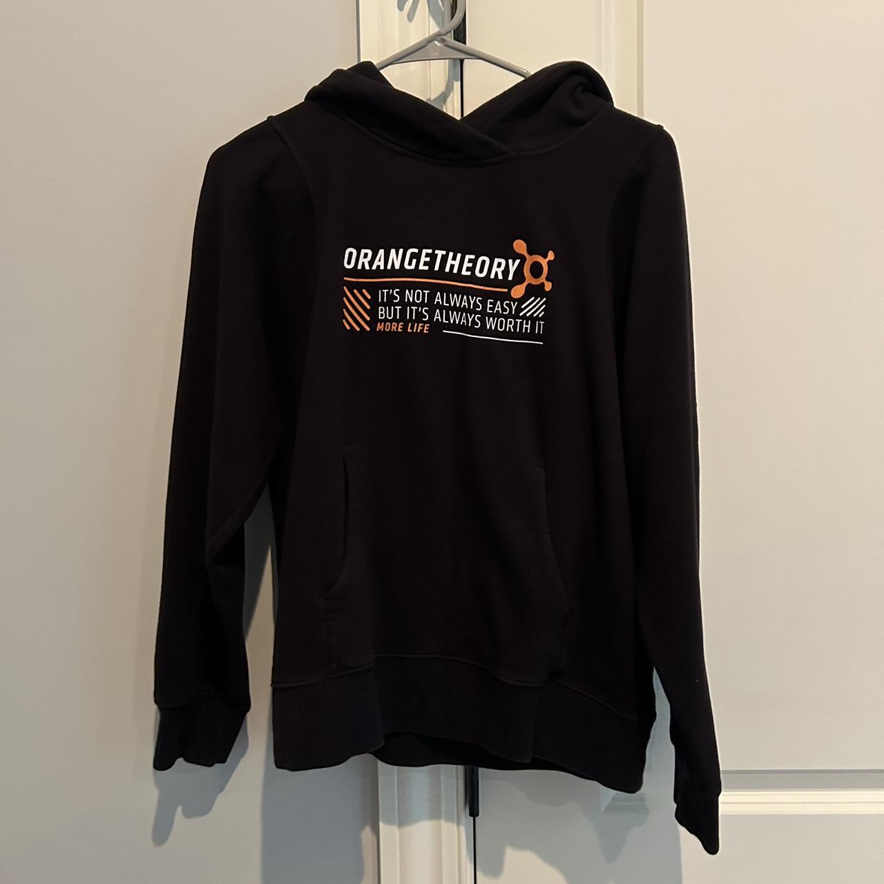 black Lululemon Orangetheory sweatshirt size 10 Depop