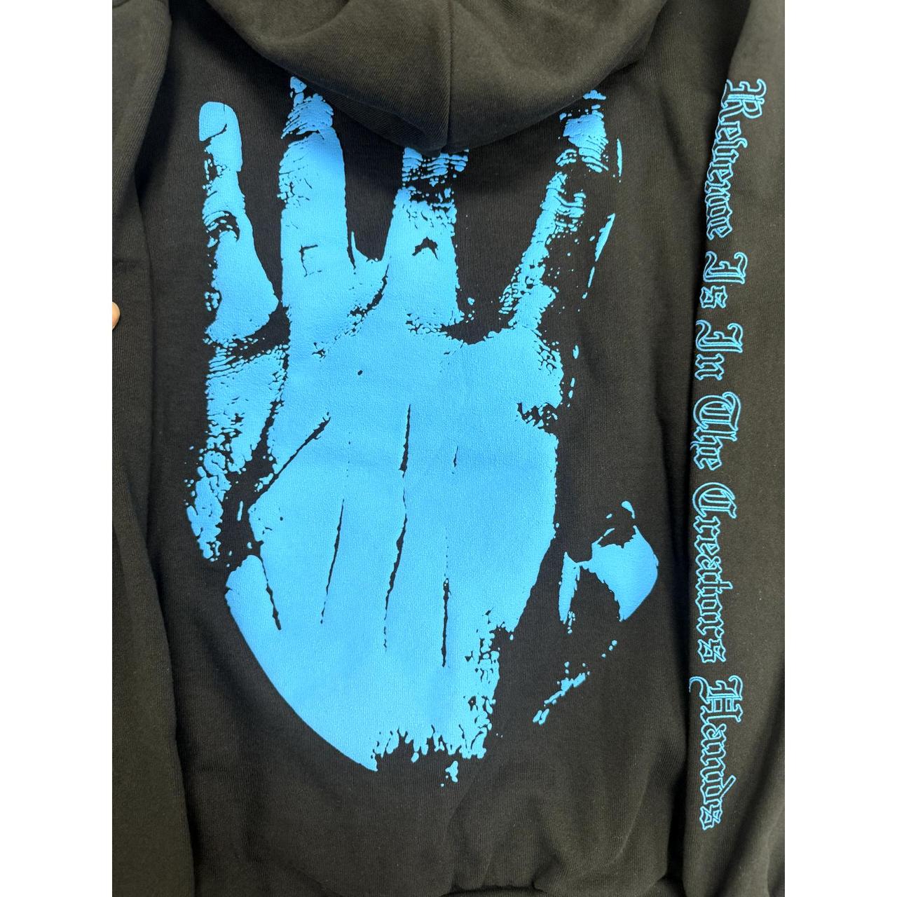 パーカー・フーディ Revenge Blue Lightning Arch Logo Hoodie Revenge Outline Arch Logo Hoodie Red | Parallel