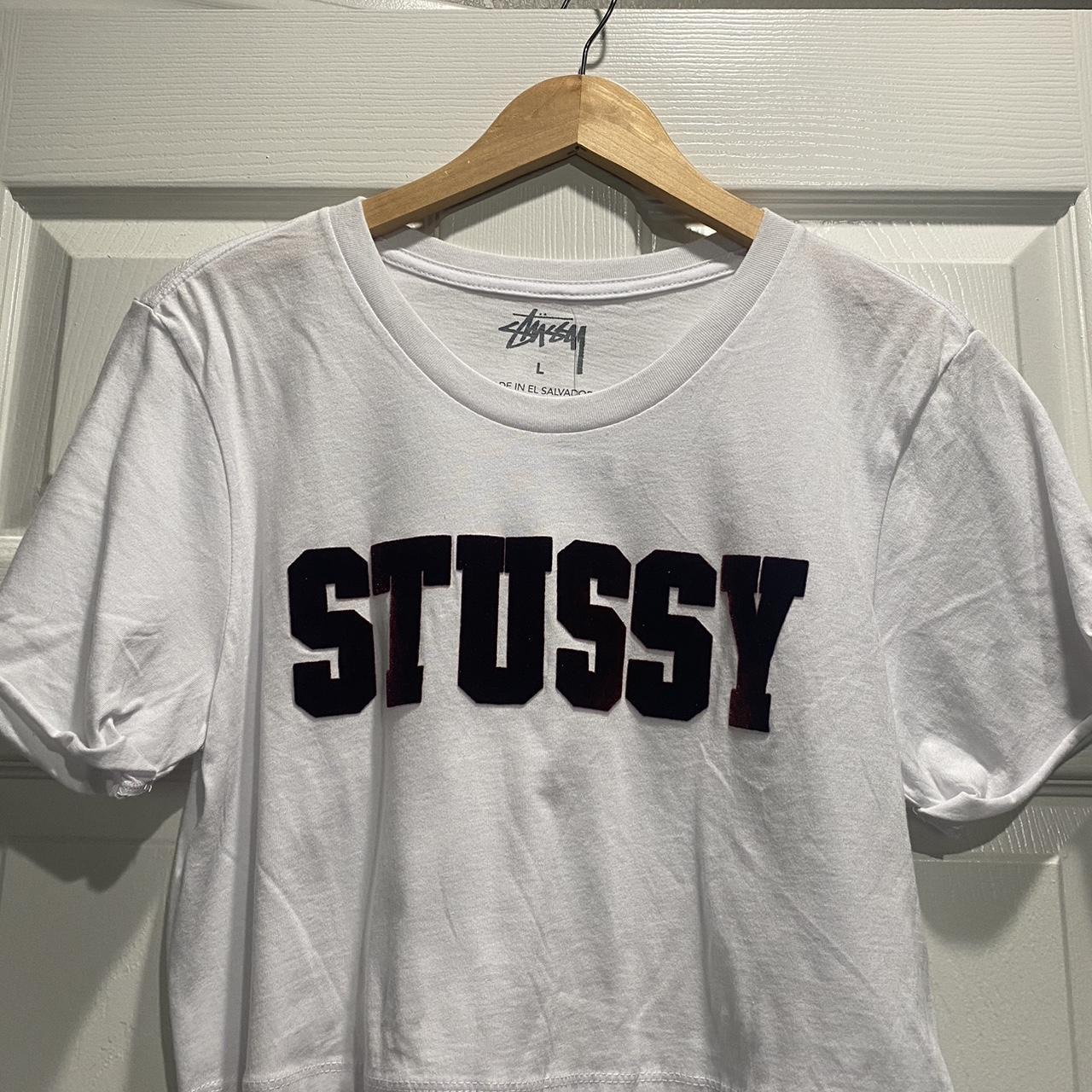 Stussy crop-top - Depop