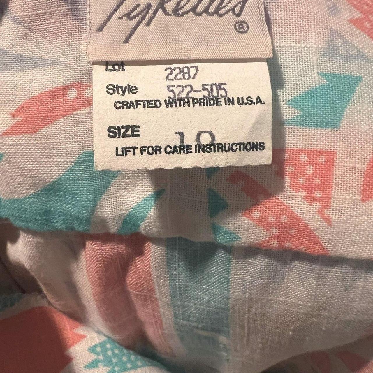 Source Unknown Women's Blouse - Cream/Multi - 10 … - image 4