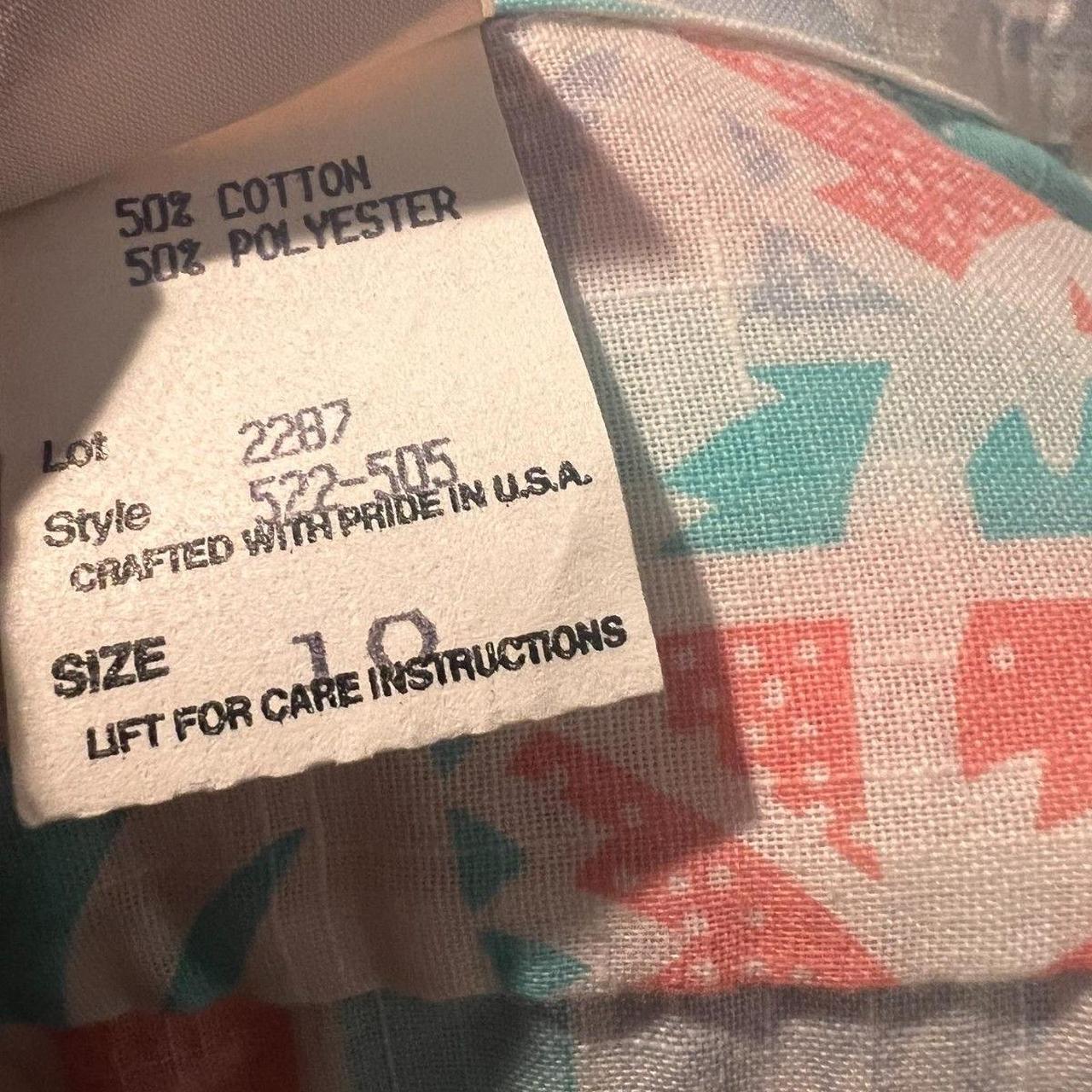 Source Unknown Women's Blouse - Cream/Multi - 10 … - image 8