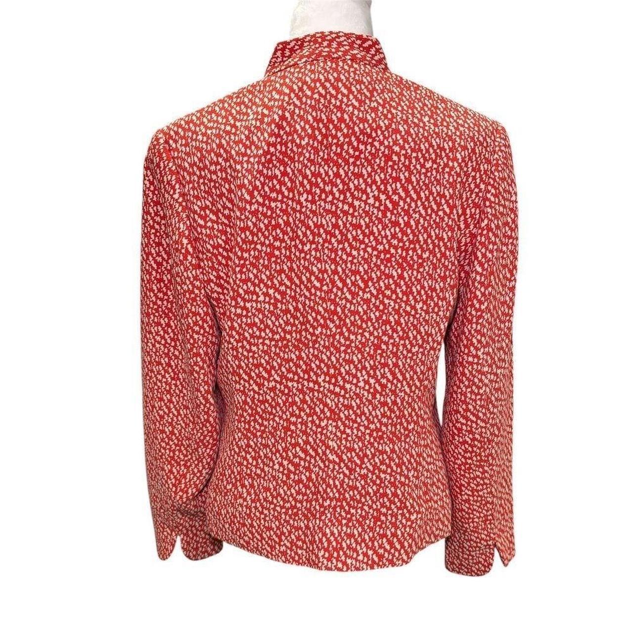 Pendleton Women's Tailored jacket - Orange/White … - image 3