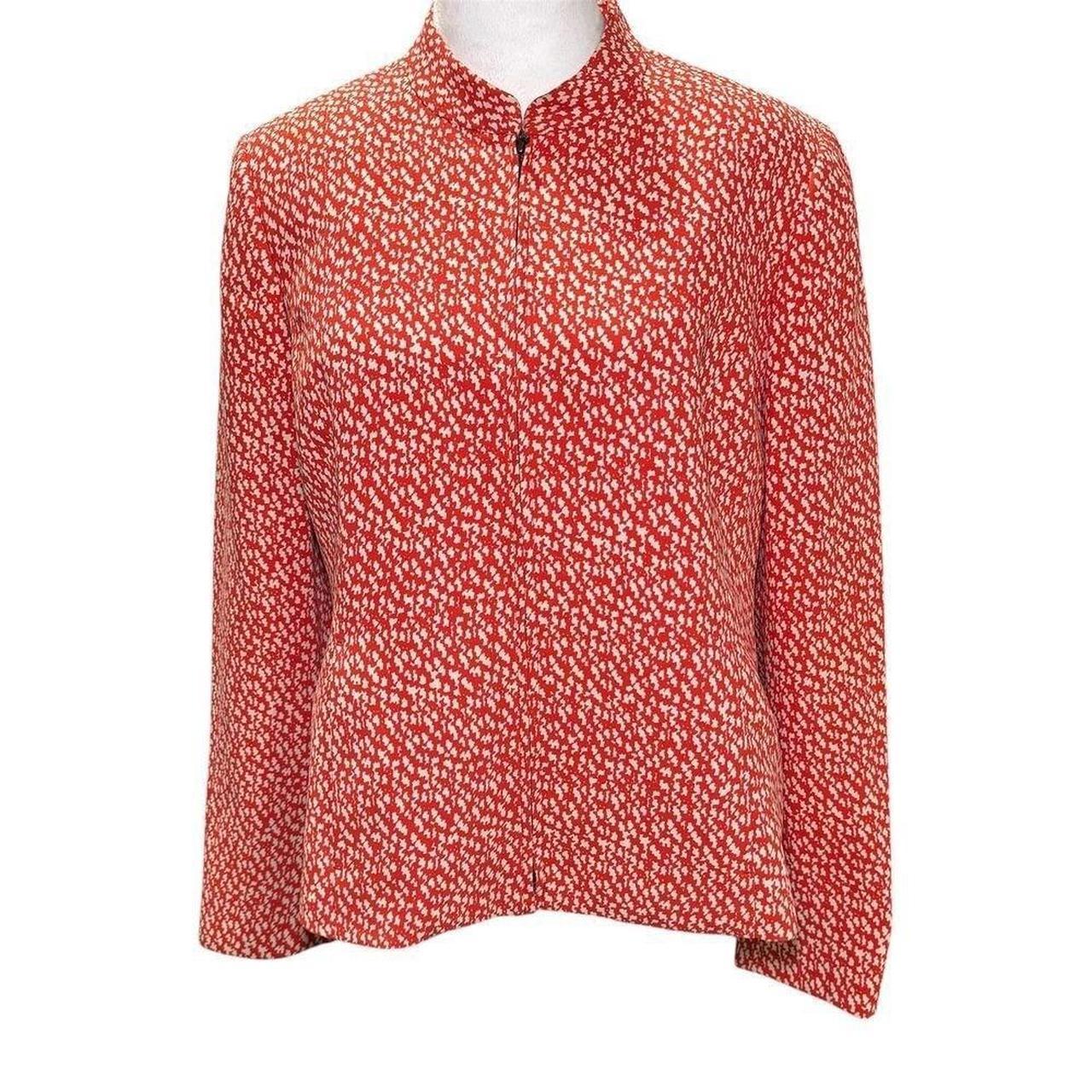 Pendleton Women's Tailored jacket - Orange/White … - image 2