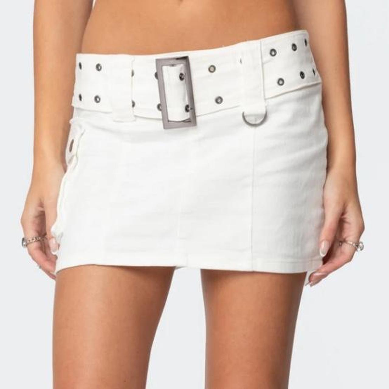 Edikted Women's Skirt - White - M – EDIKTED WHITE… - image 4