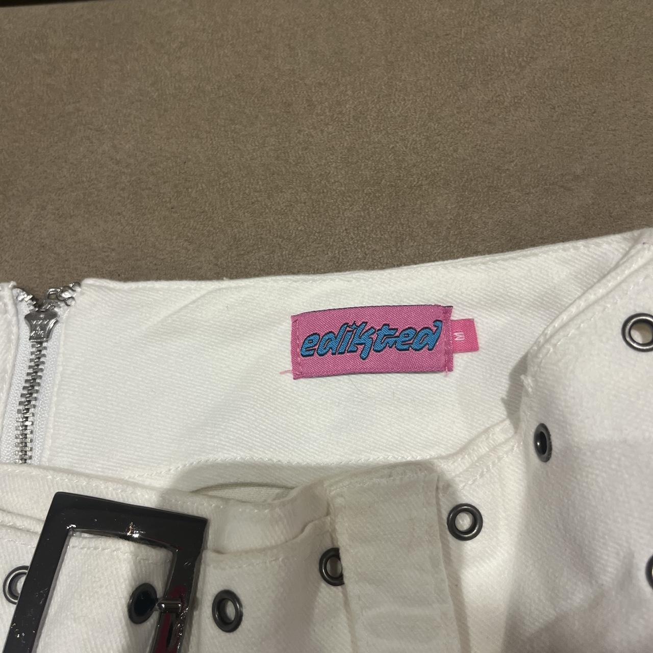 Edikted Women's Skirt - White - M – EDIKTED WHITE… - image 3