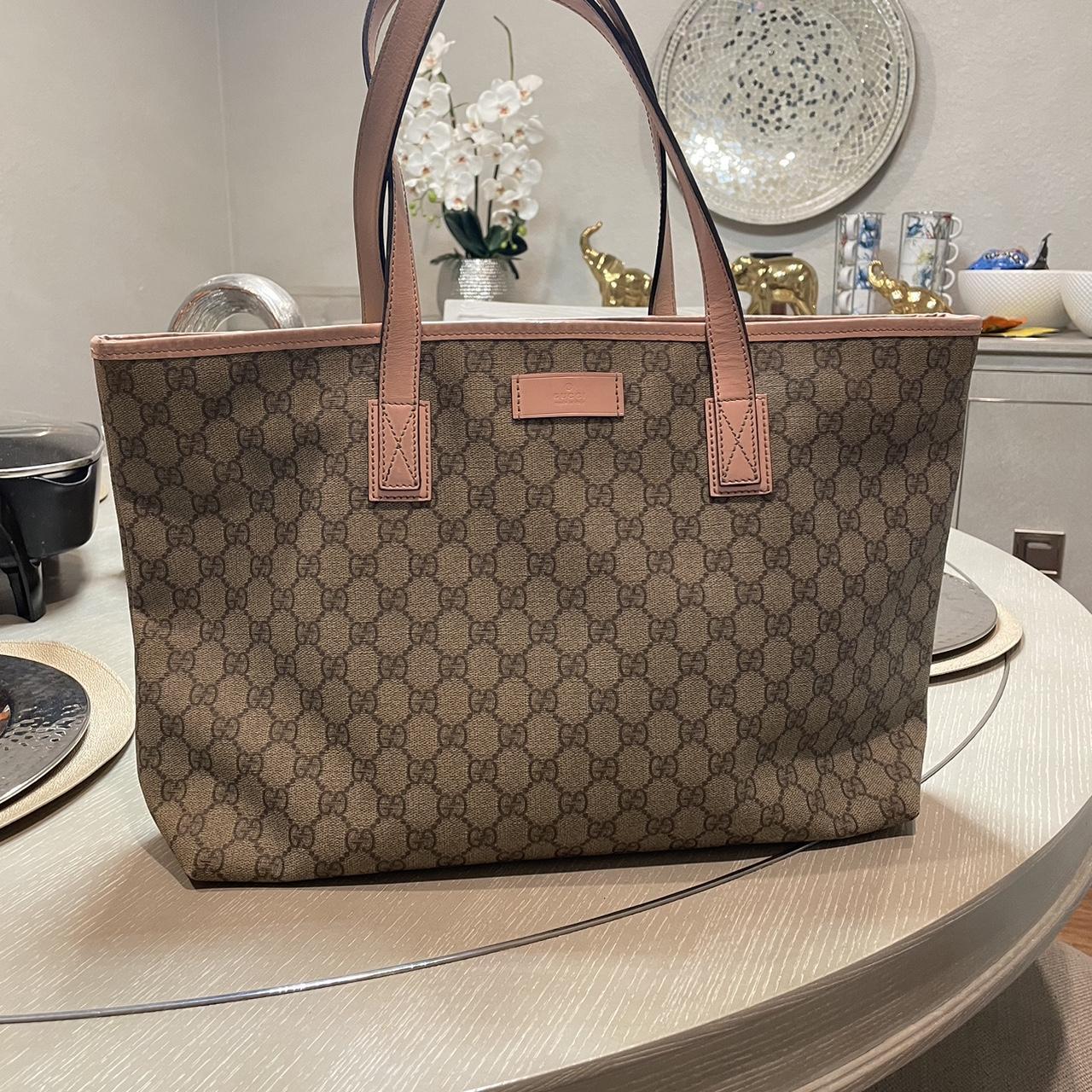 Pink gucci tote hotsell