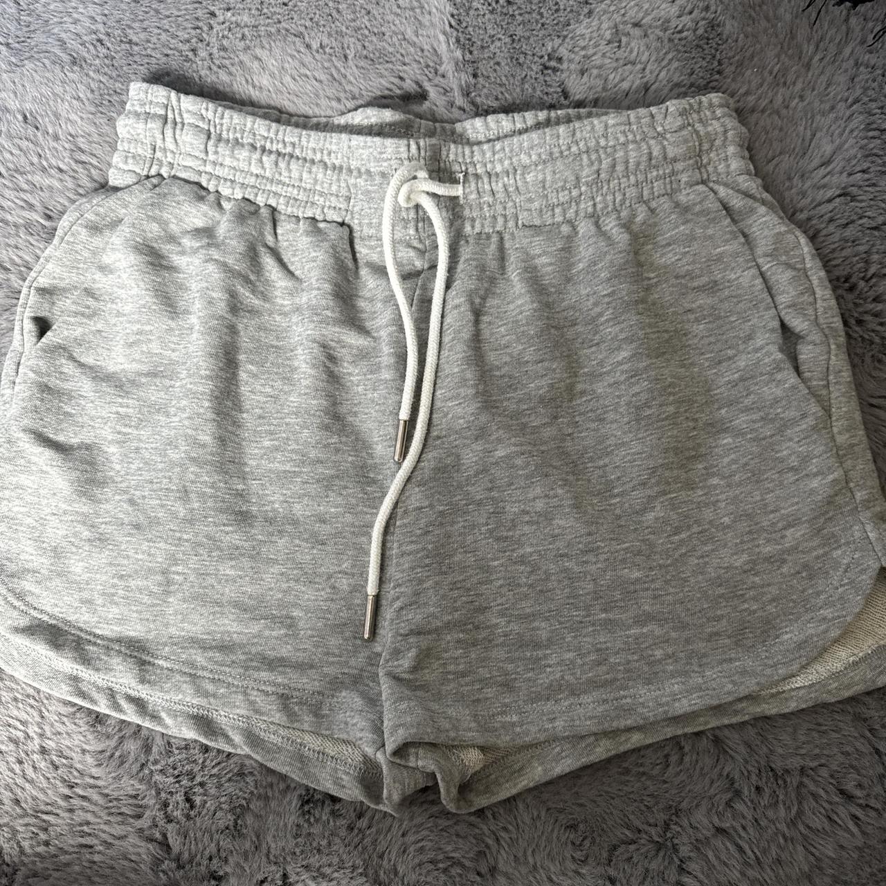 Grey H&M cotton shorts ideal for - Main Image