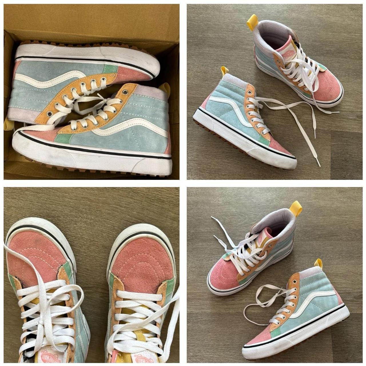 Pastel high top vans best sale